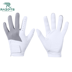 Gants de golf en cuir de cabretta personnalisés de haute qualité pour hommes, main gauche, respirants, protégés contre les UV, imperméables, haute adhérence, en peau de mouton, sport - Product Image 4