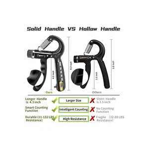 Adjustable Hand Grip Strengthener with Counter 5-60 Kg Wrist <b>Exerciser</b> - Product Image 3