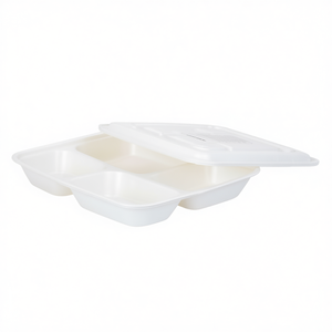 กล่องเก็บอาหารและภาชนะบรรจุอาหารย่อยสลายได้ ขนาด 36 ออนซ์ (1100 มล.) ทำจากแป้งข้าวโพด - Product Image 2