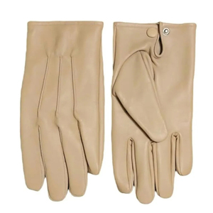 Nouvelle arrivée de gants de mode en cuir produit respirant à coutures hautes gants de mode en cuir ultra doux au toucher pour femmes - Product Image 3