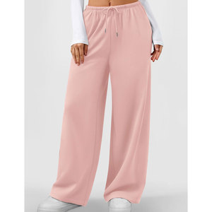 Adjustment Baggy Sweatpants <b>For</b> <b>Women</b> Best Quality Straight <b>Trouser</b> Drawstring Waist Pocket 2025 New Arrival Easy To Wear - Product Image 2