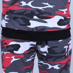 Logo personnalisé Nouveaux hommes Sports Broderie Logo Unisex Streetwear Polaire Camouflage Pulls Hoodies & Sweat-shirts - Product Image 4
