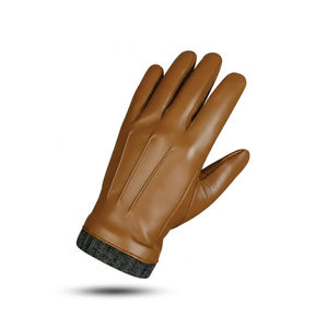 Guantes de invierno de piel de oveja para hombre - Product Image 2