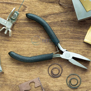 High Quality Stainless Steel 5-Inch Duckbill Flat Nose Jewelry Pliers Spring <b>Smooth</b> Jaws Making Wire Bending DIY Hand <b>Tools</b> - Product Image 3