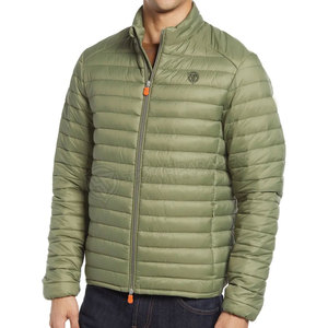 Venta caliente de alta calidad de los hombres de invierno chaqueta acolchada nuevo diseño de moda con cuello alto capucha abajo tela estilo de calle alta - Product Image 4