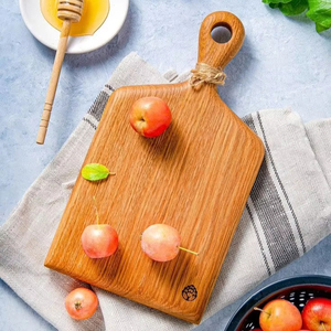 Tabla de cortar de madera de acacia de último diseño para cortar madera, artesanías naturales - Product Image 1