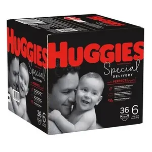 ผ้าอ้อมเด็กสำเร็จรูปแบบพิเศษ ไซส์ 5 (มากกว่า 27 ปอนด์) 44 ชิ้น ปราศจากน้ำหอม ป้องกันการรั่วซึมแบบ 3 มิติ ผลิตจากผ้าฝ้าย ป้องกันการแพ้ พร้อมลายปัก - Product Image 1