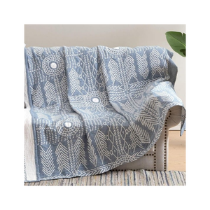 Manta Ligera de Bambú y Viscosa de 60x80 Pulgadas con Textura Acanalada y Caída Suave, Ideal para Minoristas que Buscan Productos Acogedores con Alto Margen - Product Image 6