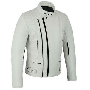 Vestes de moto en cuir de qualité professionnelle à vendre à bas prix Vestes de moto disponibles avec logo personnalisé - Product Image 2
