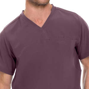 Nueva Llegada: Uniformes Médicos para Enfermeros con Cuello en V, Conjuntos de Uniformes Médicos en Tela Tejida, Uniformes de Hospital para Doctores, Tendencia - Product Image 2