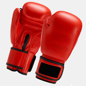 Guantes de Boxeo de Cuero Resistentes a Precio de Fábrica, Material Duradero, Venta al por Mayor, Dedos Completos, Correa de Muñeca Ajustable, Absorción de Humedad - Product Image 2