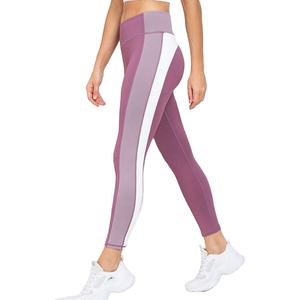 Venta al por mayor de leggings de Yoga de entrenamiento a prueba de sentadillas de alta calidad suaves de compresión en blanco para mujeres - Product Image 1