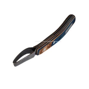 Couteaux à sabot à lame droite étroite à un tranchant de haute qualité manche en bois régulier outils de coupe d'instruments vétérinaires - Product Image 5