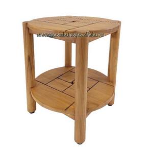 Vente à chaud Table d'appoint en bois de luxe Table centrale ronde Utilisation pour l'intérieur et l'extérieur Forme et taille personnalisées à prix compétitif - Product Image 2