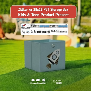 ZELLER Roc 28x28 <b>PET</b> Storage Box Kids & Teen Product <b>Present</b> - Product Image 3