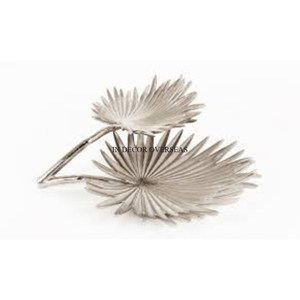 Bandeja de espejo con bordes curvos en forma de rectángulo de Metal chapado en oro de alta calidad de diseñador de fantasía único de arte creativo moderno al precio más bajo - Product Image 6