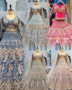 Vải ren may trang phục truyền thống Ấn Độ Pakistan Lehenga Choli nữ, chất liệu sequin bán chạy nhất, dùng được với Cancan & Canvas Patta - Product Image 1