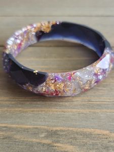 FÊTE RAINBOW BANGIES BANGLES UNIQUE COLORÉ RÉSINE BANGLES MODE Caractéristiques Inde Partie Acrylique Résine Designer À La Main - Product Image 2