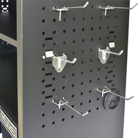 Armoire murale CSPS 76 cm pour garage/entrepôt/atelier, en acier thermolaqué noir mat, vente en gros, OEM&ODM, pour outils