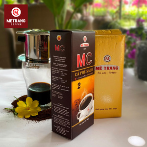 Torréfaction italienne 250gr/boîte Qualité Nouveaux grains Arabica Robusta MC2 Marque privée Poudre de café moulu Chocolat noir caféiné - Product Image 3