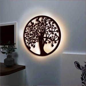 ชั้นวางของไม้ลอยสำหรับเก็บกระถางดอกไม้ศิลปะบนผนังที่สวยงาม-ซื้อเลย! - Product Image 2