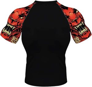 Top Quality Custom Made BJJ MMA Men's <b>Rashguard</b> Compression T-Shirt with Long Sleeves & Neck Protection Breathable Gym Wear-OEM - Product Image 2