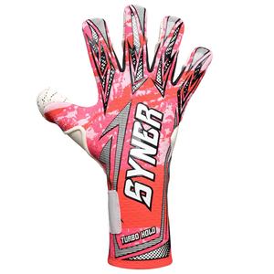 Gants de gardien de but OEM en latex allemand de qualité supérieure, tissu tricoté respirant avec impression en silicone - Product Image 2