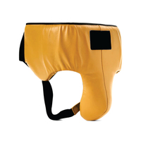 Protège-entrejambe de boxe en cuir PU de haute qualité POWER FIGHTER pour hommes - Conception confortable et respirante, taille personnalisable