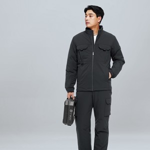 ชุดเสื้อแจ็คเก็ตและกางเกงบุนวมน้ำหนักเบา รุ่นพรีเมียม TL-301J/P(GR) พร้อมฉนวนกันความร้อนแบบไมโครแพดดิ้ง ซับในกันลม เพิ่มความคล่องตัวในการเคลื่อนไหว - Product Image 1