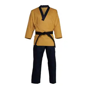 Vendite calde di buona qualità della fabbrica ha reso la domanda dei clienti la maggior parte dell'ultimo Design uniforme di Taekwondo alla moda