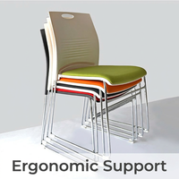 Chaise de bureau ergonomique en maille pour la vente en gros - Cadre en acier massif, accoudoirs réglables en PP, mécanisme de verrouillage et d'inclinaison - Idéale pour les écoles, les hôpitaux et le secteur commercial