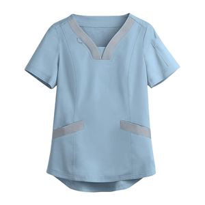 Chemise de gommage médical élégante en tissu doux et durable et coupe moderne pour les professionnels de la santé et le personnel hospitalier - Product Image 3