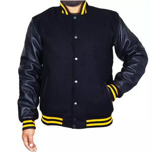 Veste universitaire chaude d'hiver de basket-ball Letterman pour hommes de qualité supérieure à la mode OEM fabrication logo personnalisé broderie - Product Image 4