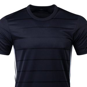 Maillots de football bleu foncé Nouveau design Personnalisé Imprimé Maillot de joueur de football Tissu respirant OEM Vente en gros Maillots de sport - Product Image 4