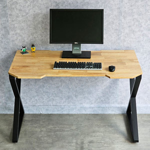 Mesa de Juego XConcept GD68073 de 120x70cm con Patas de Hierro Ensambladas, Escritorio para PC de Madera de Caucho con Función LED - Product Image 3