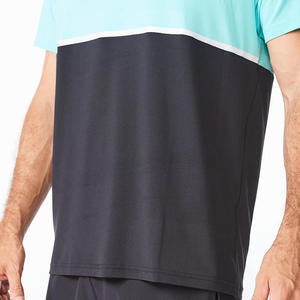 Venta caliente hombres gimnasio manga corta Camiseta deportes camiseta suelta entrenamiento al aire libre poliéster/algodón Material para correr - Product Image 5