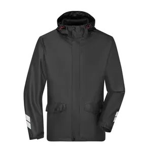 Custom Merchandising Worker Rain-<b>Jacket</b> Premium Quality Raincoats - Product Image 4