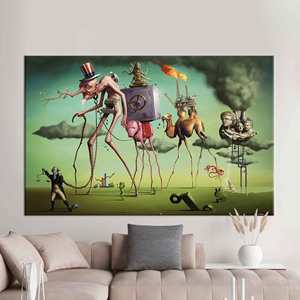 Salvador Dali The American Dream, œuvre d'art imprimée sur toile, 1P: Gallery Wrapped - Product Image 1