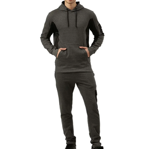 Nueva ropa deportiva clásica Fitness Fleece Training Chándales Hombres Conjunto de dos piezas Jogging Chándal - Product Image 6