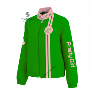 Chaqueta de Carreras de Sarga de Algodón Alpha Kappa Alpha Sorority para Mujer, Chaqueta de Motociclismo de Alto Rendimiento, Chaqueta de Motociclista de Alta Velocidad - Product Image 2