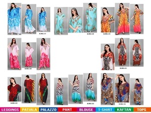 ชุดเดรสผ้าชีฟองโพลีเอสเตอร์คอตตอนสีพื้นทรงคาฟตัน แขนสั้น ผ้าทอเอวธรรมชาติ - Product Image 3