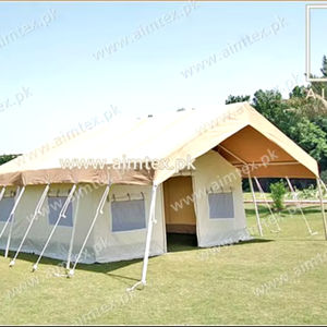 Tente familiale en toile isolée et imperméable pour le camping en plein air, fournie par l'usine - Product Image 1