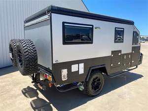 Remolque de viaje en forma de lágrima, caravana y furgoneta todoterreno con engranaje de baño para uso doméstico en vehículos o automóviles - Product Image 3