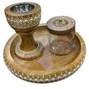 ชุดธูปบาคูอร์สไตล์อาหรับดั้งเดิมลายดอกไม้สำหรับใช้ในร่มของขวัญรอมฎอน - Product Image 1