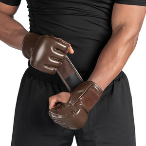 Gants de boxe MMA de haute qualité, couleur marron, service OEM, prix d'usine, vente chaude - Product Image 6