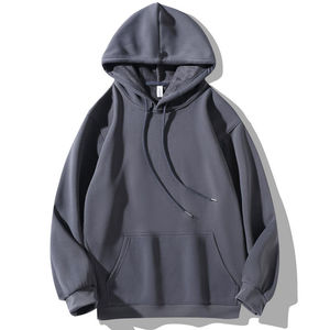 Customizable Men's Pullover Hoodie 280-520 GSM Fleece, <b>Skin</b>-Friendly Cotton, Heavyweight Streetwear <b>Thermal</b> Hoodies for Winter - Product Image 6