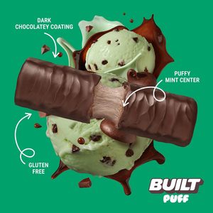 BUILT <b>Bar</b> Puff Protein <b>Bars</b> - Mint Chip - 12 Count - Product Image 3