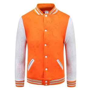 Latest Design 2025 High Quality Customized Logo Printing Light Weight Comfortable <b>Men</b> Varsity <b>Jacket</b> - Product Image 4