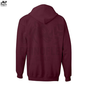 Nouveau sweat à capuche d'entraînement zippé pour hommes personnalisé avec des bases en coton mélangé épais et épais sweat à capuche d'entraînement zippé pour unisexe - Product Image 6