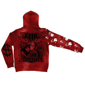 Streetwear vintage de haute qualité délavé à l'acide sweats à capuche pour hommes Logo personnalisé brodé Design vieilli grande taille vêtements d'hiver pour garçons - Product Image 1